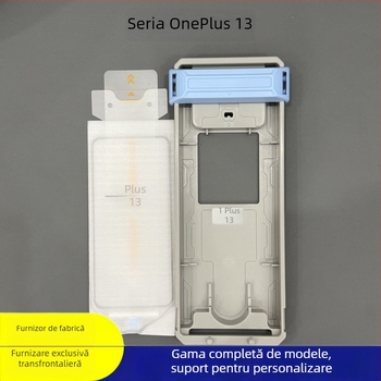 Protector de ecran din sticlă temperată pentru OnePlus 13, cu roller 3D pentru îndoiri la cald, instalare cu adeziv complet, unealtă din aluminiu, protecție HD
