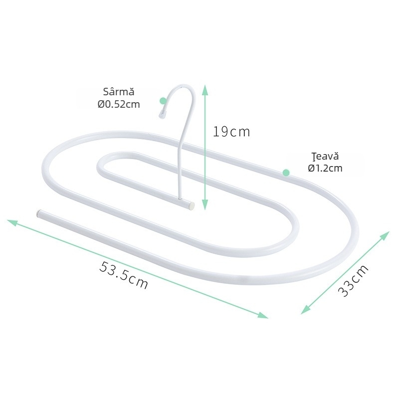 Raft de uscare haine suspendat – cadru oval din fier, stil modern minimalist, pentru exterior, model 107600/107599/108347