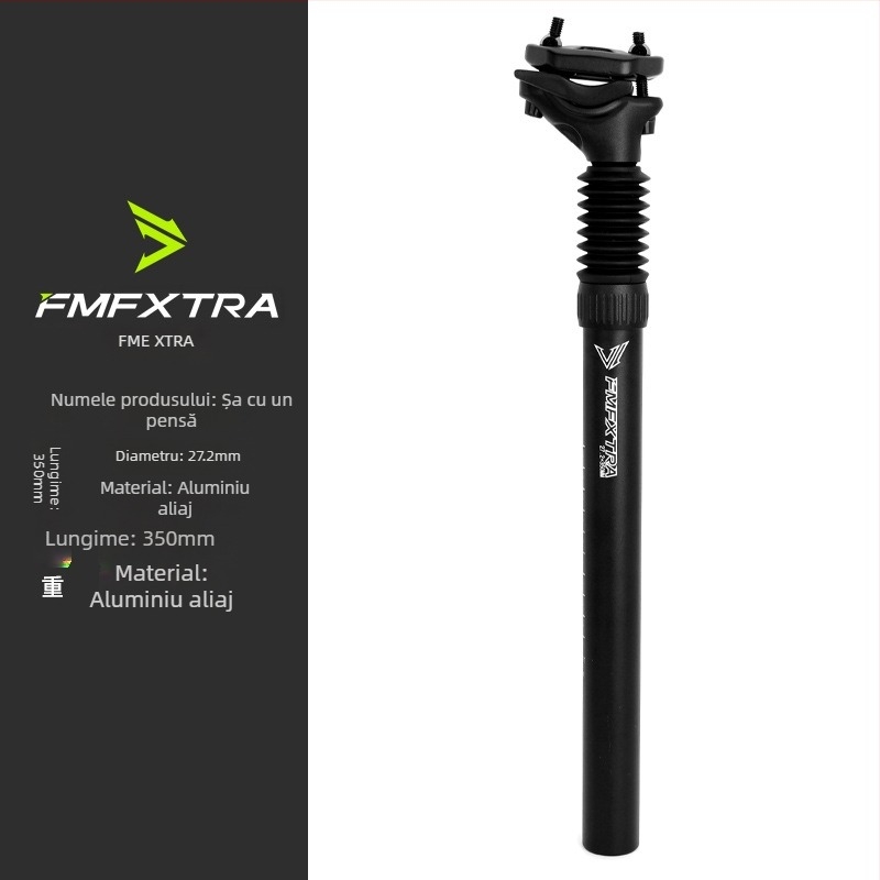 FMFXTRA Țija de șa cu absorbție la șocuri pentru biciclete de munte | Material: aliaj de aluminiu; Cod produs: 501; Unisex