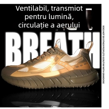 Pantofi sport pentru bărbați Doudou, din piele naturală de primă calitate, talpă TPU