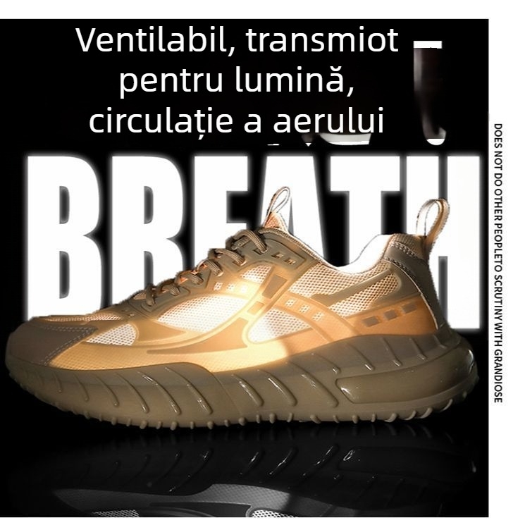 Pantofi sport pentru bărbați Doudou, din piele naturală de primă calitate, talpă TPU