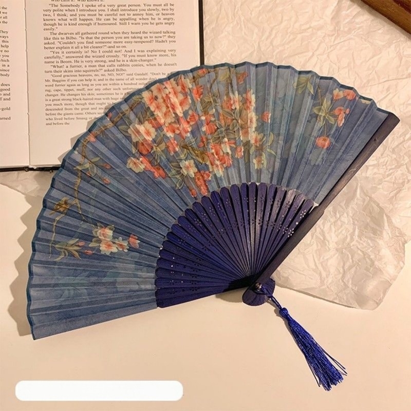 Evantai din bambus în stil antic chinezesc, imprimare și vopsire, stil chinezesc, articol 742621899994