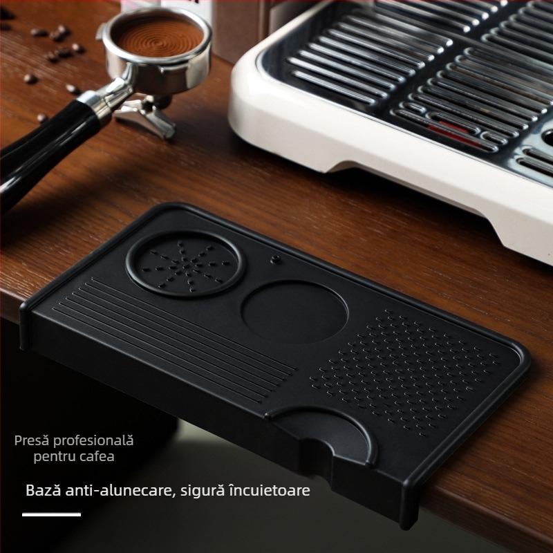 Padă de presare pentru pulbere de cafea din silicon — stil modern simplu, brand Qiya, antiderapant, rezistent la uzură, potrivit pentru bar, casă și cafenea