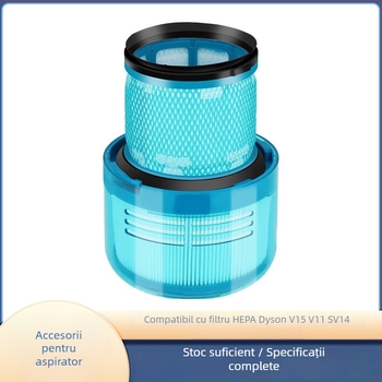 Filtru HEPA spate pentru aspirator Dyson V15 – element de filtrare, utilizare casnică, potrivit pentru suprafețe până la 150 m²