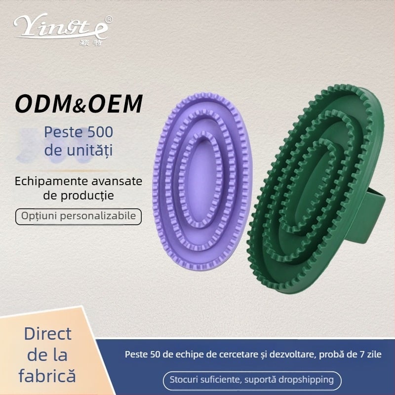Perie de îngrijire pentru cai cu perie de baie și mănuși de masaj, utilizare universală, marcă yingte, set de 100