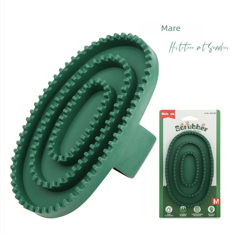 Perie de îngrijire pentru cai cu perie de baie și mănuși de masaj, utilizare universală, marcă yingte, set de 100