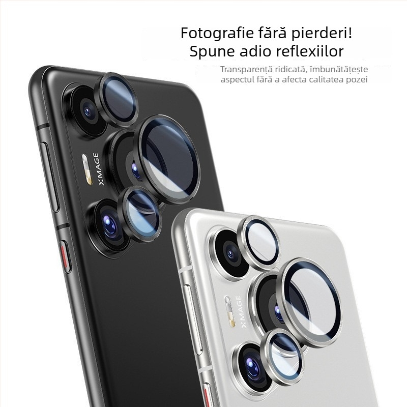Huawei Pura80Pro Protector pentru obiectivul camerei din spate - Filtru pentru obiectiv, Sticlă temperată, AR anti-reflexie, Anti-amprentă, Rezistent la căderi, HD