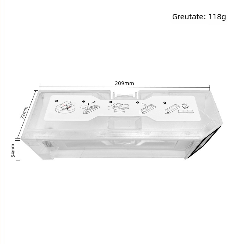 Cutie de colectare a prafului Roborock P10, utilizare casnică, 101–150 m²