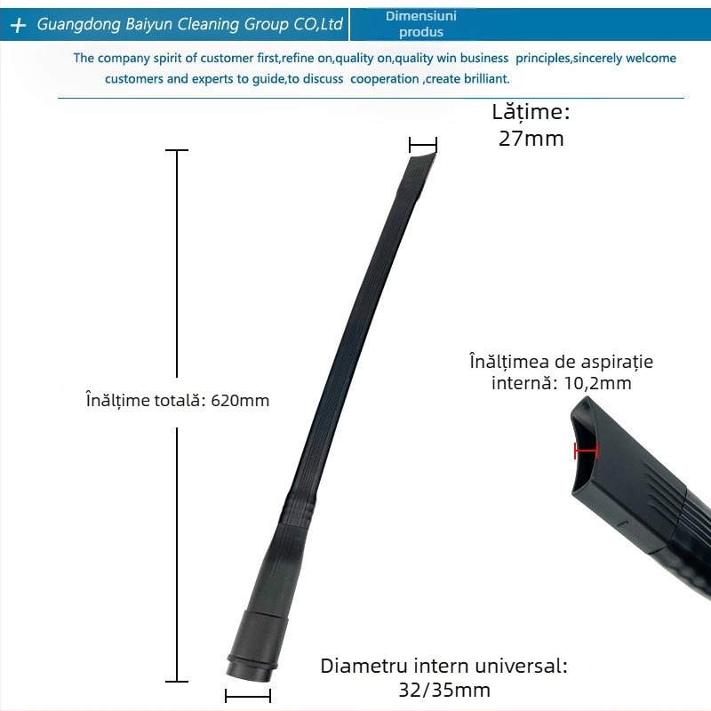 Accesorii pentru aspirator Thought – duză plată, din plastic, pentru uz casnic, compatibilă cu duza plată mică extinsă