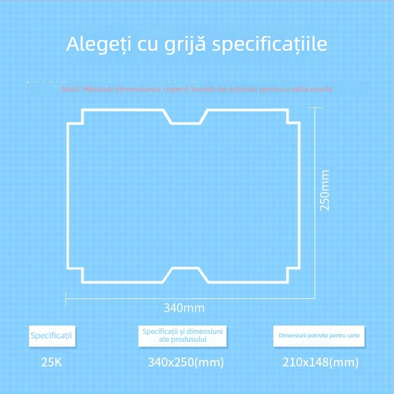 Deli folie transparentă autoadezivă pentru coperta de carte, folie de protecție pentru carte, neimportat, nu este cadou, fără autorizare IP