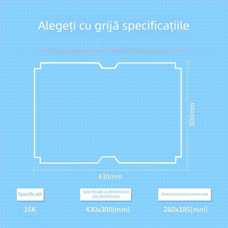 Deli folie transparentă autoadezivă pentru coperta de carte, folie de protecție pentru carte, neimportat, nu este cadou, fără autorizare IP