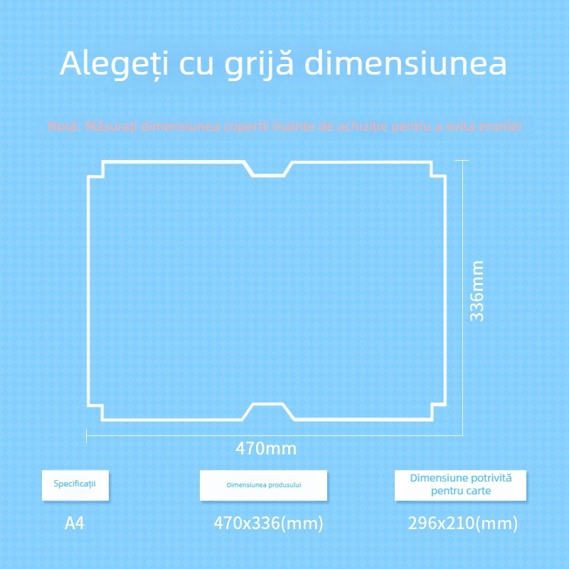 Deli folie transparentă autoadezivă pentru coperta de carte, folie de protecție pentru carte, neimportat, nu este cadou, fără autorizare IP