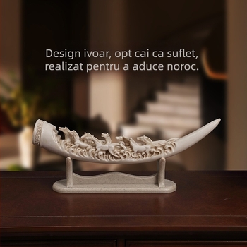 Ornament din rășină în stil chinezesc, Emmett – artă din rășină, cadou pentru nuntă, zi de naștere și casă nouă