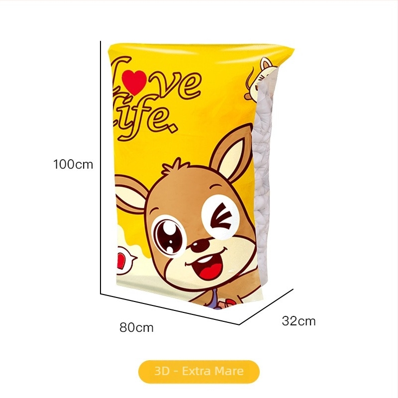 Kangaroo sac de vid pentru depozitare pătură | design de aspirație 3D, Material PA-PE, Model: sac de compresie