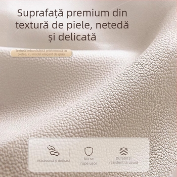 Cutie pentru bijuterii cu mai multe compartimente și capacitate mare, material Lychee peel, căptușeală din catifea, greutate 0,93 kg, stil Leisure