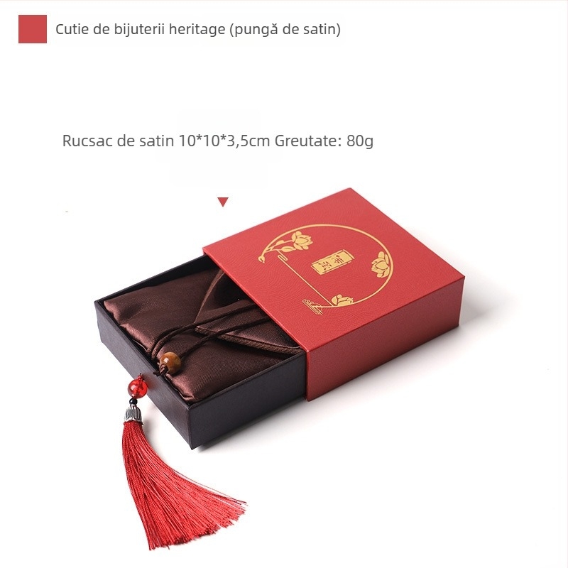 Cutie pentru brățări cu sertar – stil moștenire, ambalaj pentru accesorii | Material: Material compozit | Tip ambalaj: cutie de bijuterii | Scop: ambalaj pentru accesorii | Brand: Artisan