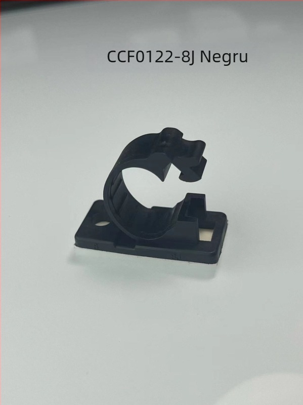 Clip autoadeziv pentru cabluri, clemă cu cataramă — organizator de cabluri reglabil pentru birou, montaj pe perete fără găuri