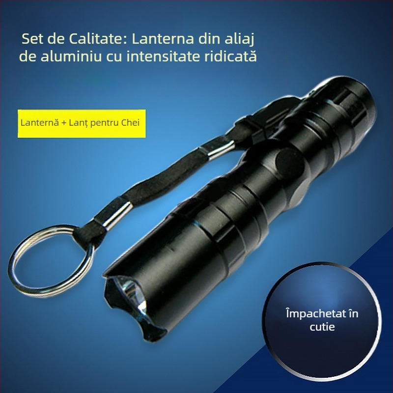 Lampa LED compactă, durabilă și portabilă, 3W, 1.5V, rază de 10 m