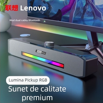 Lenovo B02 difuzor stereo USB alimentat cu Bluetooth 4.0, ieșire 3W, 40Hz-20kHz, 2 difuzoare