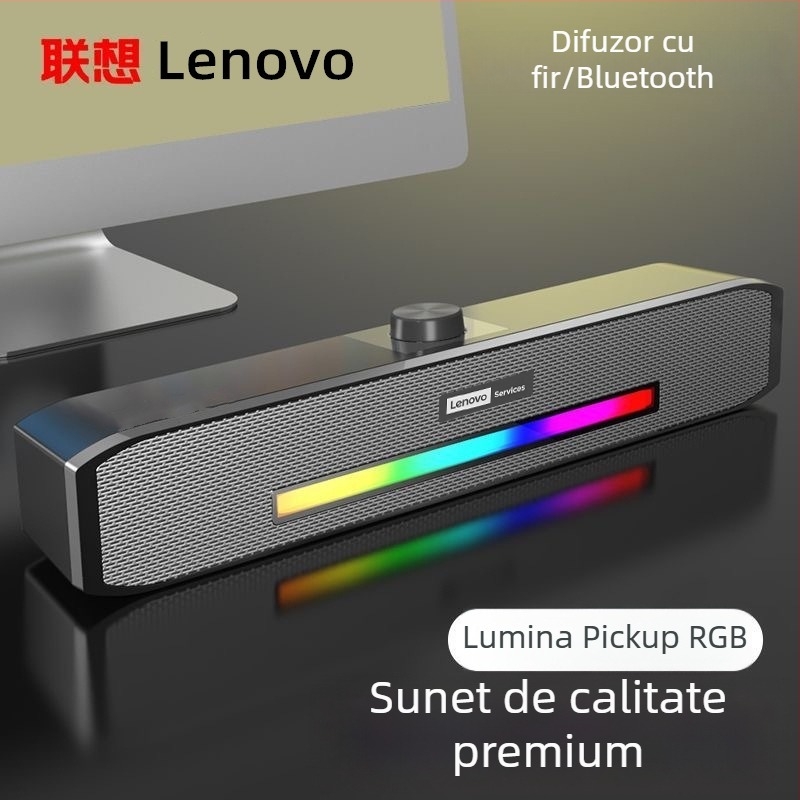 Lenovo B02 difuzor stereo USB alimentat cu Bluetooth 4.0, ieșire 3W, 40Hz-20kHz, 2 difuzoare