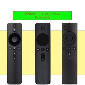 Telecomandă Shengpeng pentru televizor, model 3C, IR/Bluetooth control vocal, Rază 8 m