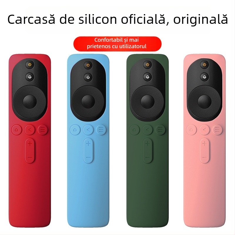 Husă de protecție pentru telecomanda Xiaomi TV – din silicon, stil modern minimalist, compatibilă cu telecomenzile Mi TV din 4 generații