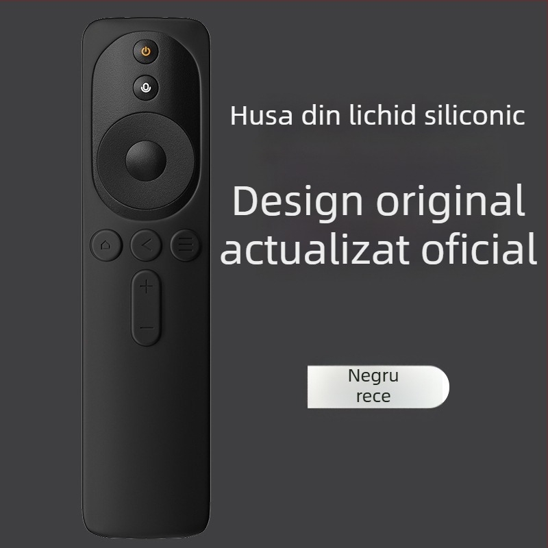 Husă de protecție pentru telecomanda Xiaomi TV – din silicon, stil modern minimalist, compatibilă cu telecomenzile Mi TV din 4 generații