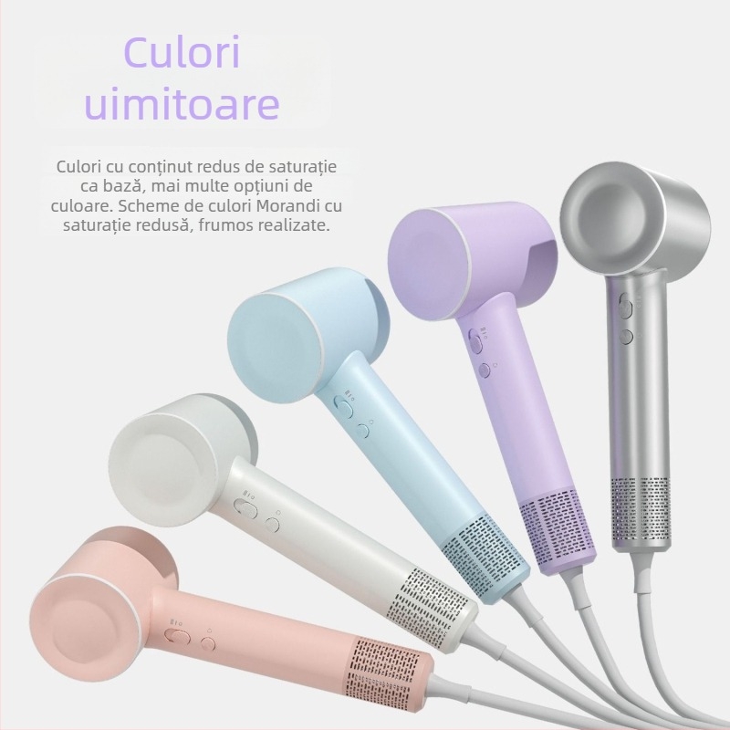 Uscător de păr fără lamă, cu ioni negativi, 1600W, motor fără perii, 220V