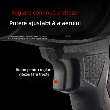 Suflător de praf portabil, cu baterie litiu reîncărcabilă, 21V, ventilator industrial
