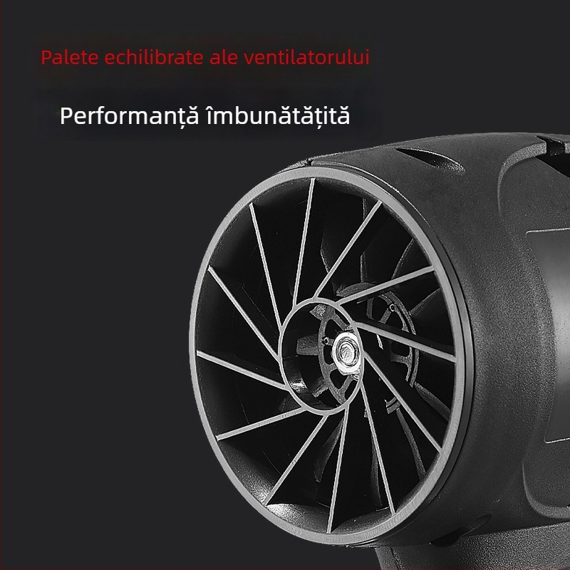 Suflător de praf portabil, cu baterie litiu reîncărcabilă, 21V, ventilator industrial