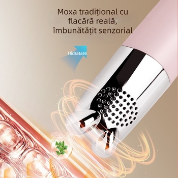 Instrument de moxibustie, baghetă de moxibustie portabilă cu rolare, baterie încorporată 300–500 mAh, IPX1 rezistent la apă, pentru uz casnic