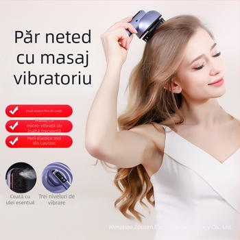 Masajor electric pentru cap cu masaj pe meridiane ale scalpului, spray pentru creșterea părului și aplicator de lichid - Model Dys-15, treapta 3, pentru toate vârstele, lansare 2025