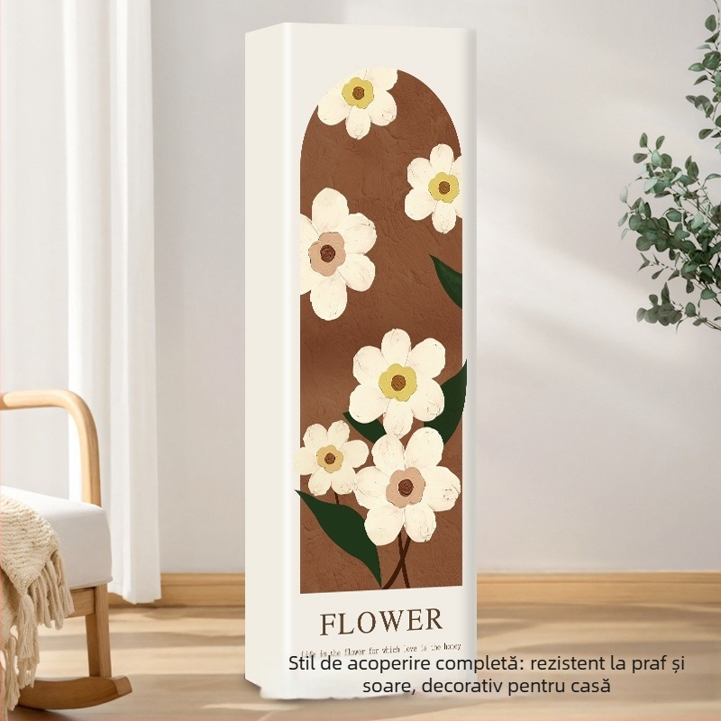 Husă de praf pentru aer condiționat vertical, dreptunghiulară pentru living, poliester, compatibilă 3P2P, personalizabilă