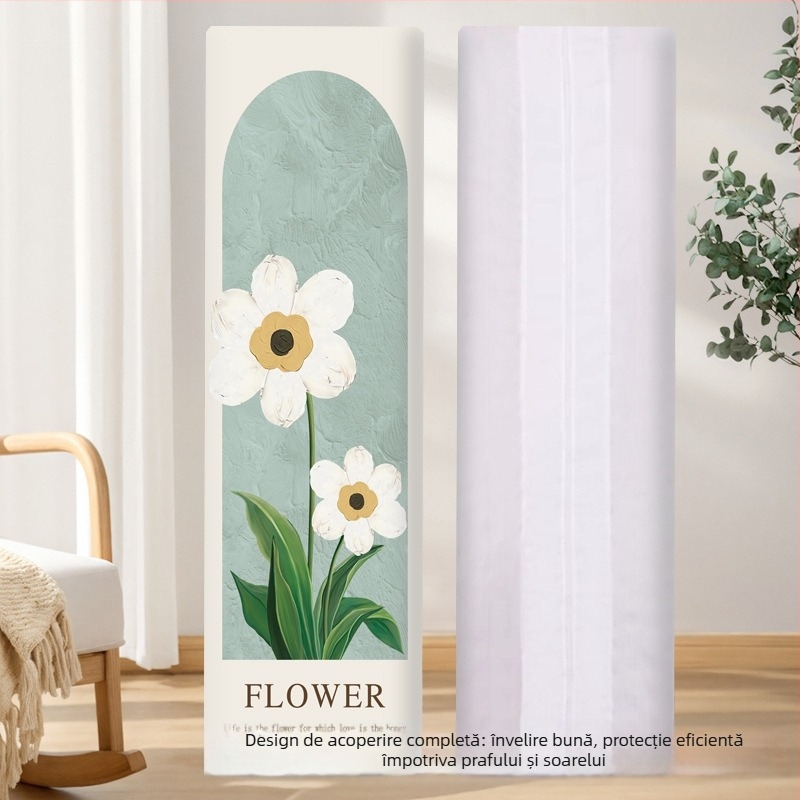 Husă de praf pentru aer condiționat vertical, dreptunghiulară pentru living, poliester, compatibilă 3P2P, personalizabilă