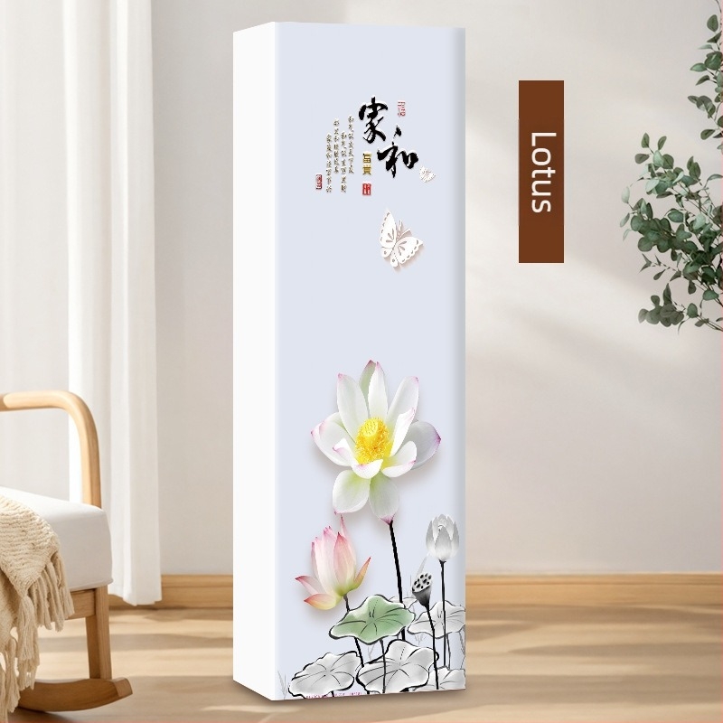 Husă de praf pentru aer condiționat vertical, dreptunghiulară pentru living, poliester, compatibilă 3P2P, personalizabilă