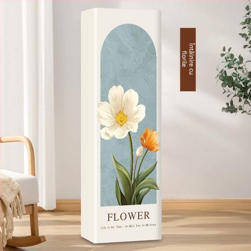 Husă de praf pentru aer condiționat vertical, dreptunghiulară pentru living, poliester, compatibilă 3P2P, personalizabilă