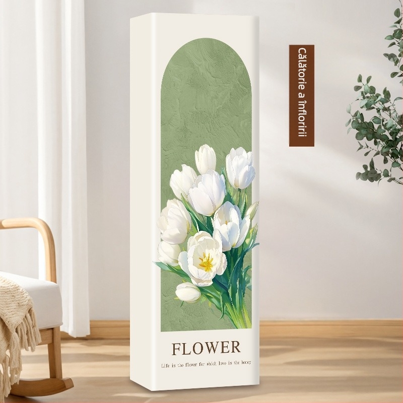 Husă de praf pentru aer condiționat vertical, dreptunghiulară pentru living, poliester, compatibilă 3P2P, personalizabilă