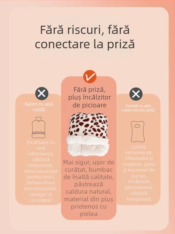 Papuci bărbați încălziți cu talpă încălzită, piele naturală, încălțăminte de casă pentru birou