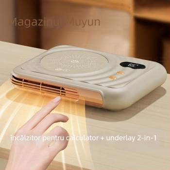 Încălzitor de birou 2 în 1, suport ceramic pentru ceașcă, temperatură constantă, fără oprire automată