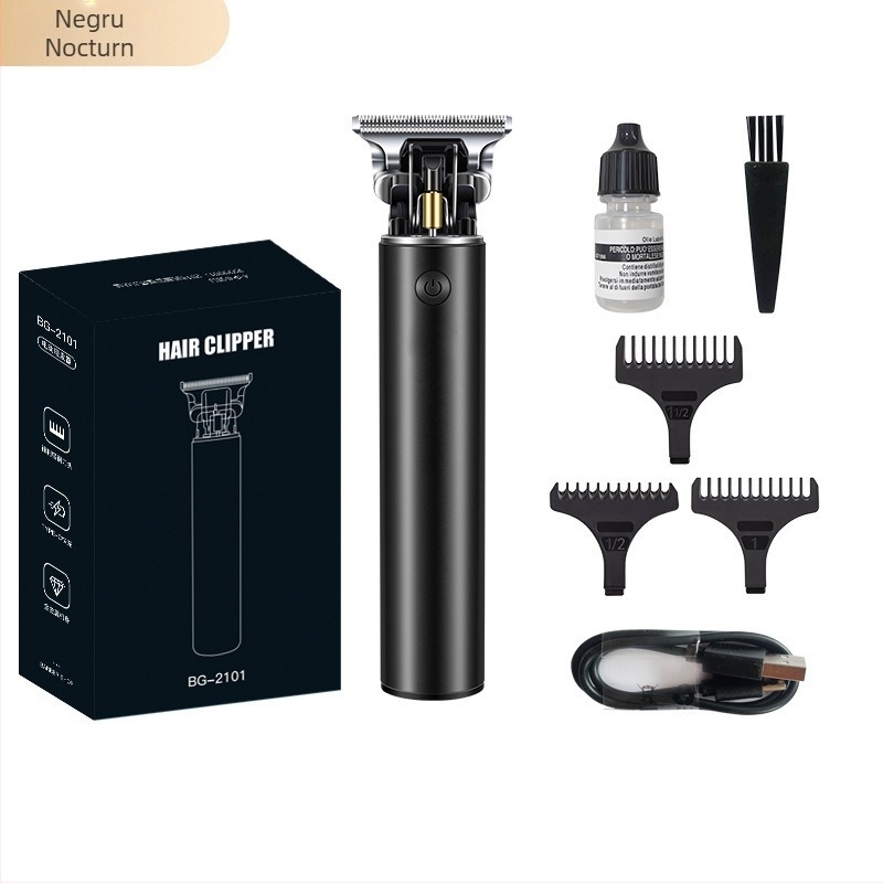 Set de tuns păr - reîncărcabil, motor cu perii, lame din oțel inoxidabil, rezistent la apă, baterie încorporată 1200–2000mAh