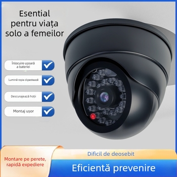 Cameră de supraveghere simulată — Carcasă din plastic, Temperatură de lucru -10°C până la 45°C, Tensiune: 3, Greutate: 149 g