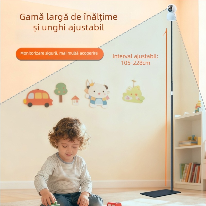 Suport de podea rotativ pentru camera de monitorizare a bebelușilor Xiaomi Ezviz Tapo; metalic; universal; posibilitate de personalizare