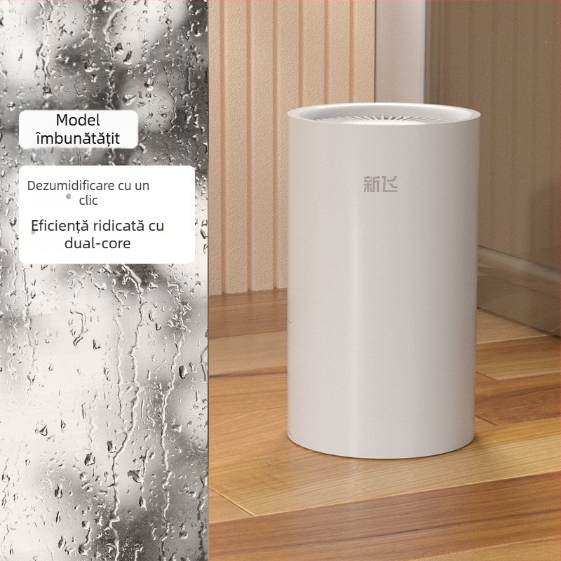 Xinfei WM-CSJ-01 dezumidificator pentru camere mici, până la 10 m², rezervor de apă până la 1 L, dezumidificare până la 1 L/h, 220 V, 50 Hz, 25 W