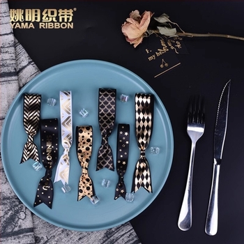 Bandă decorativă din poliester Yao Ming pentru ambalarea cadourilor, floristică și decor interior