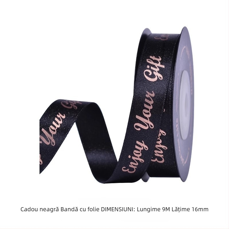 Bandă decorativă din poliester Yao Ming pentru ambalarea cadourilor, floristică și decor interior