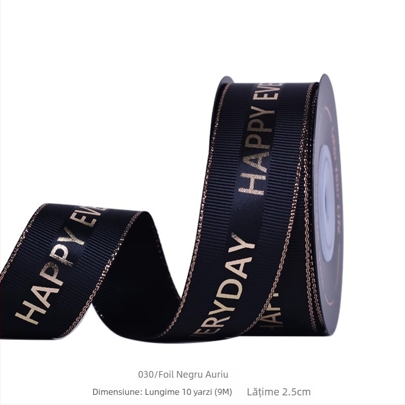 Bandă decorativă din poliester Yao Ming pentru ambalarea cadourilor, floristică și decor interior