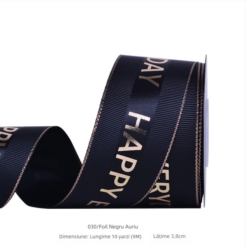 Bandă decorativă din poliester Yao Ming pentru ambalarea cadourilor, floristică și decor interior