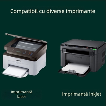 Etichete autoadezive A4 din kraft pentru imprimare cu cerneală, grosime 0,14 mm, formă dreptunghiulară, model YX307