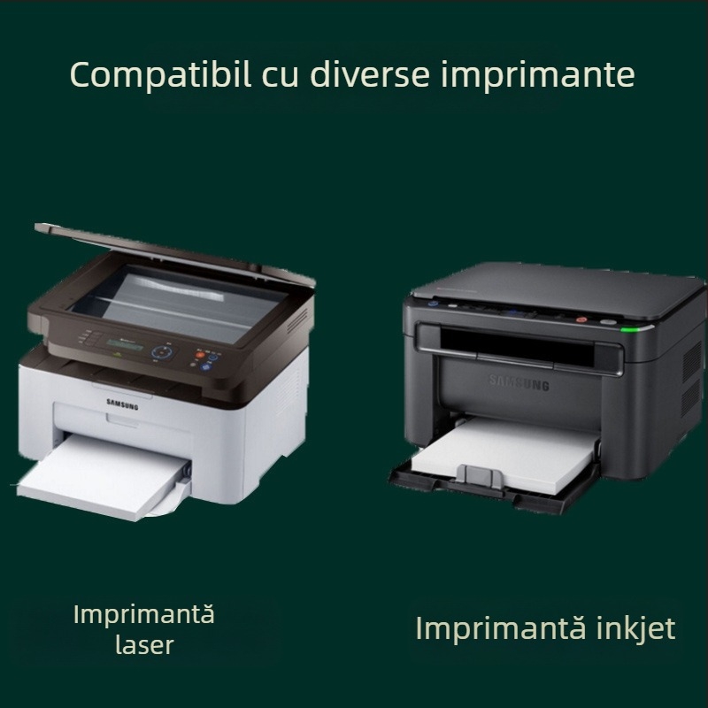 Etichete autoadezive A4 din kraft pentru imprimare cu cerneală, grosime 0,14 mm, formă dreptunghiulară, model YX307