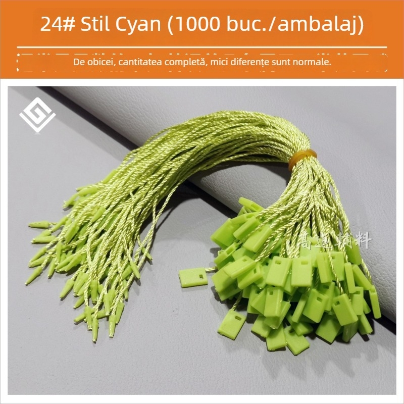 Șnur pentru etichete, Hengchang, fir poliester, cataramă plastic, pentru pantofi, pălării, genți, îmbrăcăminte, accesorii, textile de casă, jucării